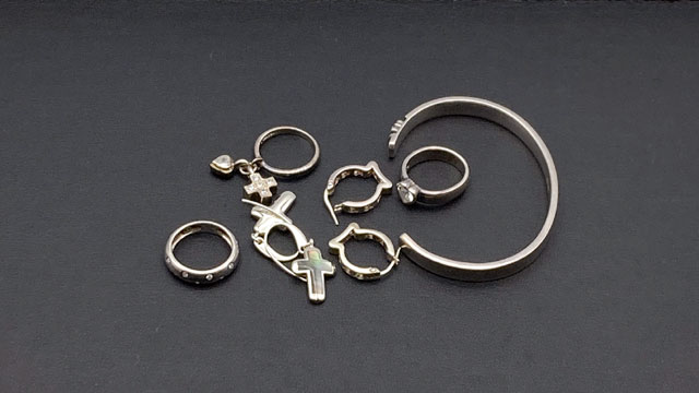 お買取りさせていただきましたシルバーアクセサリー
