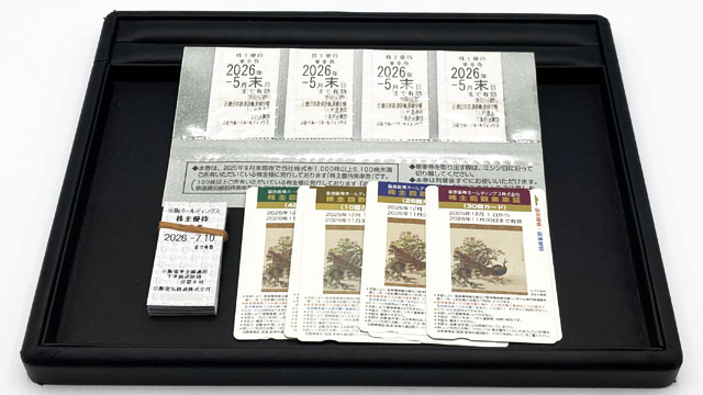 買取した株主優待券