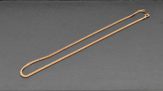 お買取りさせていただきましたK18ネックレス